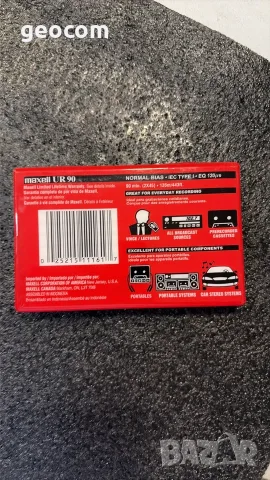 MAXELL UR 90 нови аудио касети (135м,IEC Type I Normal), снимка 2 - Аудио касети - 56093077