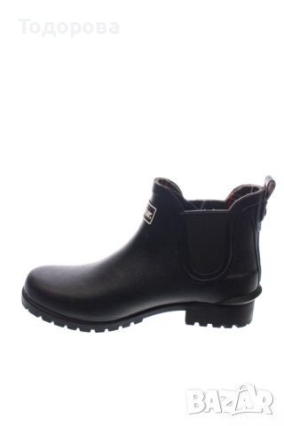 Barbour Rain Boot - черни дамски боти полиуретан, снимка 2 - Дамски боти - 42426234