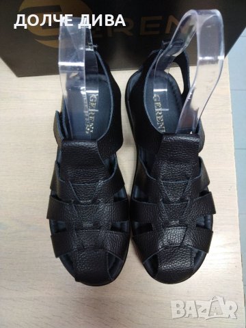 Мъжки сандали м.15 естествена кожа черни- НАМАЛЕНИЕ, снимка 2 - Мъжки сандали - 37069656