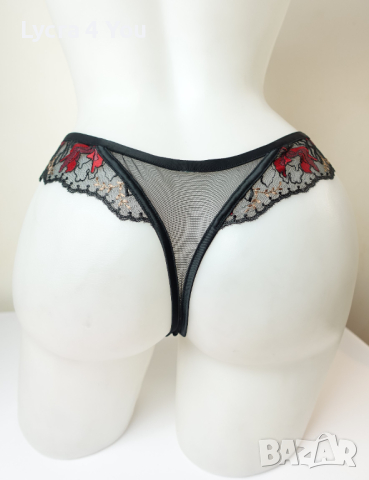 S/M луксозни дамски полупрашки с цветна бродерия, снимка 9 - Бельо - 44571470