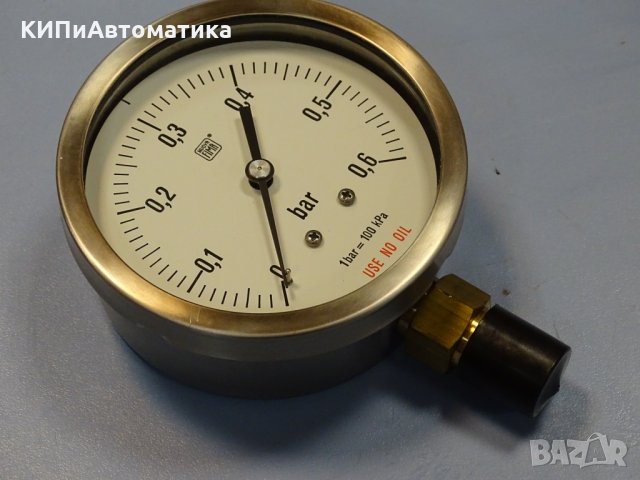 манометър Nuova Fima ф100 0-0.6 Bar