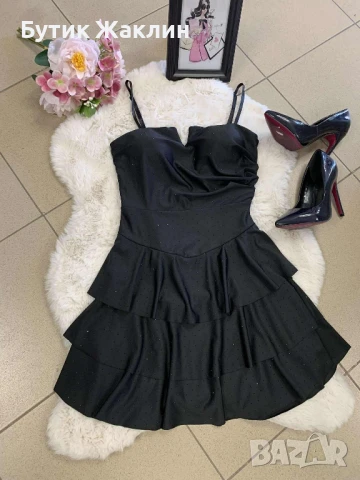 Секси къса рокля с камъчета , снимка 1