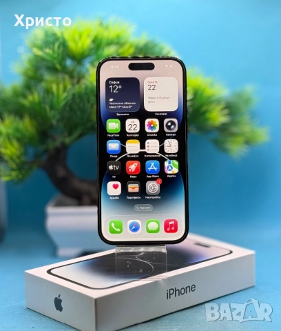 Apple iPhone 14 Pro, 128GB, 6GB RAM, 5G, Space Black , снимка 2 - Apple iPhone - 52508437