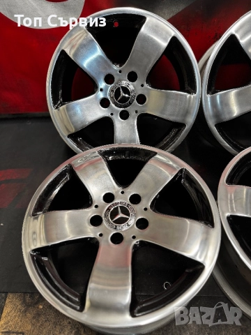 Алуминиеви джанти за Мерцедес (Mercedes), 16 цола, 5х112, снимка 6 - Гуми и джанти - 52594473