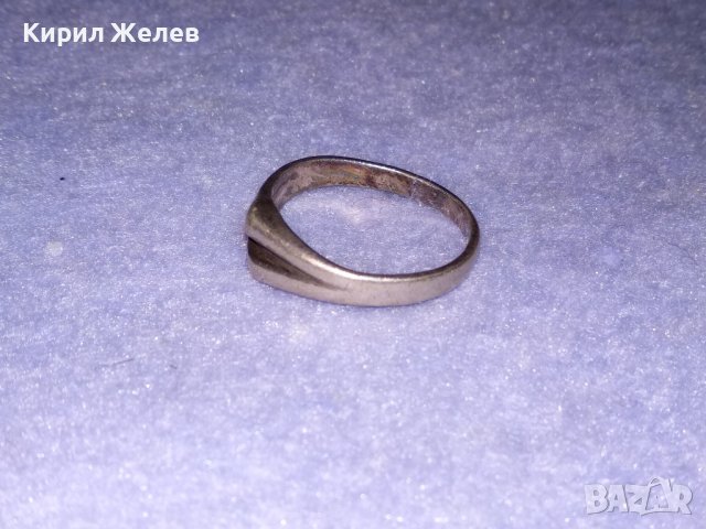 СТАР СРЕБЪРЕН АР НУВО СТИЛ ПРЪСТЕН ВИСОКА ПРОБА СРЕБРО 29378, снимка 5 - Антикварни и старинни предмети - 39460886