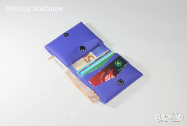 Вертикален оригами портфейл, снимка 2 - Портфейли, портмонета - 53499369