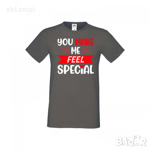 Мъжка тениска Свети Валентин You Make Me Feel Special 1, снимка 1 - Тениски - 35716739