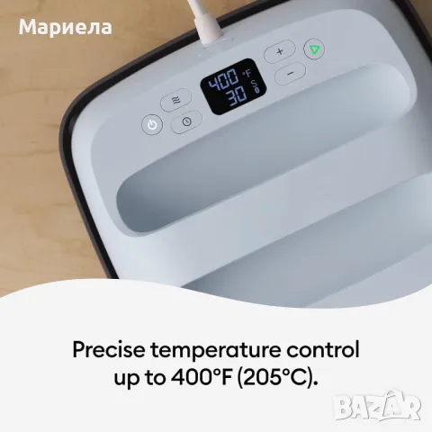 Cricut EasyPress 3 Smart Heat Press Machine с вграден Bluetooth за тениски, възглавници, чанти и др., снимка 3 - Друга електроника - 47290583