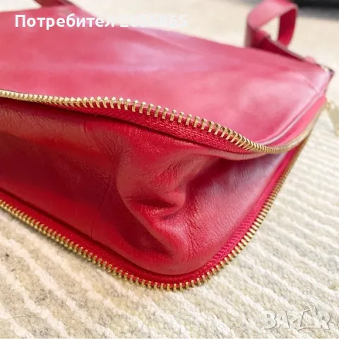 Дамска кожена чанта Fossil , снимка 9 - Чанти - 49337397