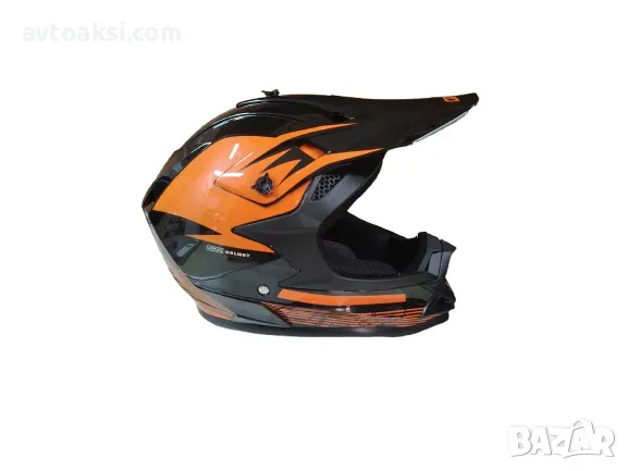 Каска Крос Мотор/Скутер/Бъги/Вело/АТВ-3838, снимка 2 - Аксесоари и консумативи - 47558683