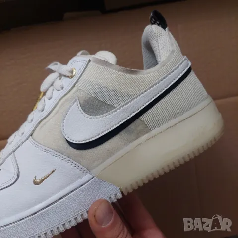 маратонки Nike Air Force 1 React 'White Sail Black' номер 44 ,5, снимка 2 - Маратонки - 49787305