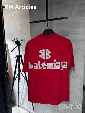 Тениска Balenciaga 2026, снимка 2 - Тениски - 53400529
