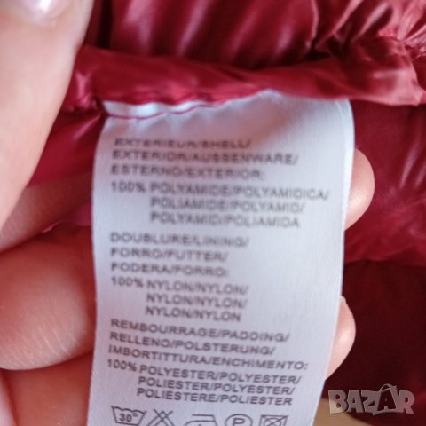 Дълго олекотено яке бордо, снимка 8 - Якета - 44466403