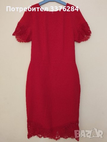 Червена рокля H & M, снимка 5 - Рокли - 41895551