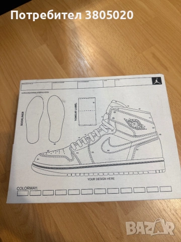 Кецове Nike Air Jordan 1 MID SS (GS), снимка 4 - Кецове - 53085816