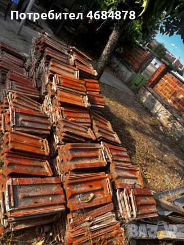 Продавам керемиди 50 стотинки на керемида, снимка 5 - Строителни материали - 52818691