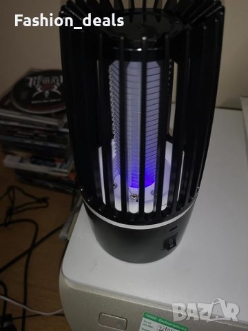 Нова Акумулаторна електрическа Лампа за убиване на комари мухи 2000mAh, снимка 8 - Други стоки за дома - 41921095