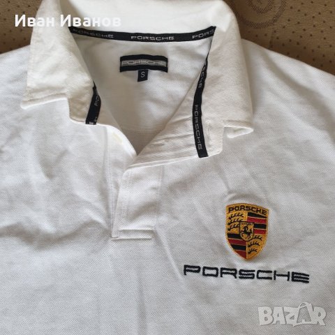 Блуза/тениска PORSCHE  размер S-M, снимка 3 - Тениски - 40997877
