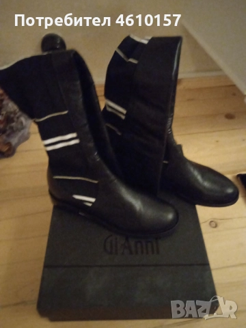 ЧИСТО НОВИ ДАМСКИ ЧИЗМИ ОТ ЕСТЕСТВЕНА КОЖА-GIANNI, снимка 4 - Дамски ботуши - 52411381