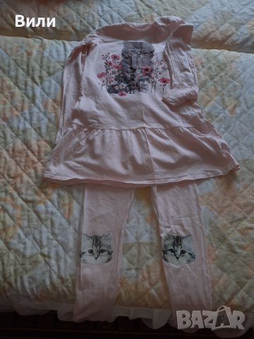 Рокли, комплект, панталон -134-140-146, снимка 2 - Детски рокли и поли - 41562085