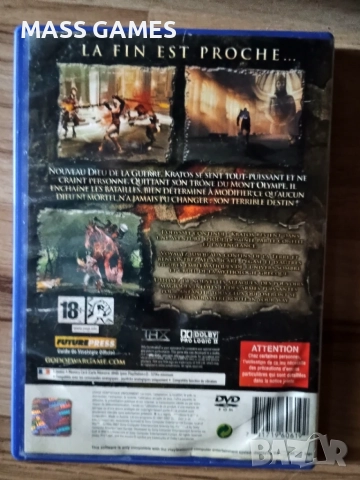 GOD OF WAR 2 PS2, снимка 3 - Игри за PlayStation - 55767330