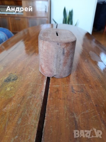 Стара дървена касичка #4, снимка 4 - Антикварни и старинни предмети - 33853133