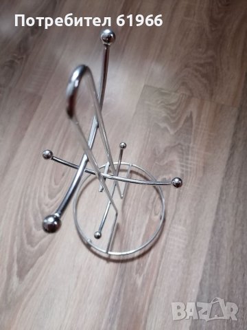 Поставка за  бутилка и метална поставка за чаши! , снимка 5 - Прибори за хранене, готвене и сервиране - 40284019