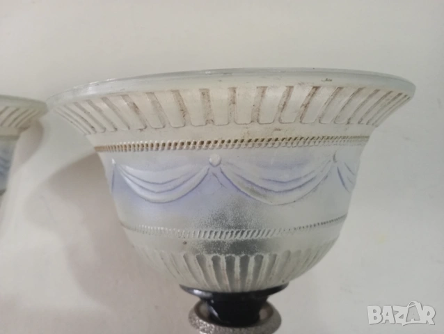 Чифт винтидж паркетни лампи, снимка 6 - Настолни лампи - 53654361