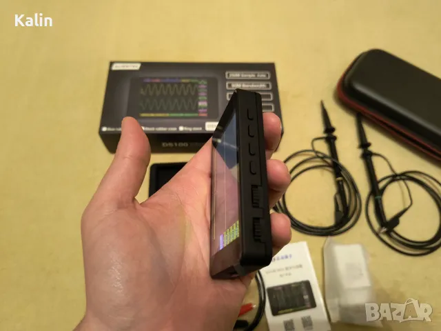 Alientek DS100 50Mhz 250M 3.5IPS Двуканален осцилоскоп с генератор, снимка 10 - Друга електроника - 49741288