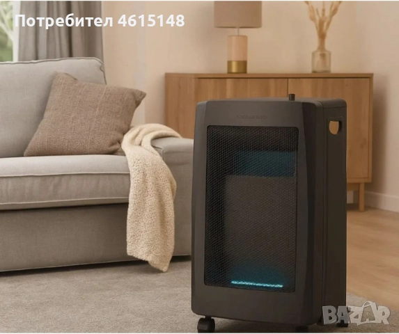 Газов отоплител Taurus Tropicano Compact Blue Flame, 3 нива на мощност, 4200W, снимка 3 - Отоплителни печки - 51965104