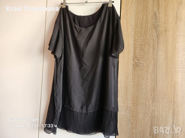 Елегантна Блуза с КЪС ръкав , снимка 8 - Тениски - 41580067