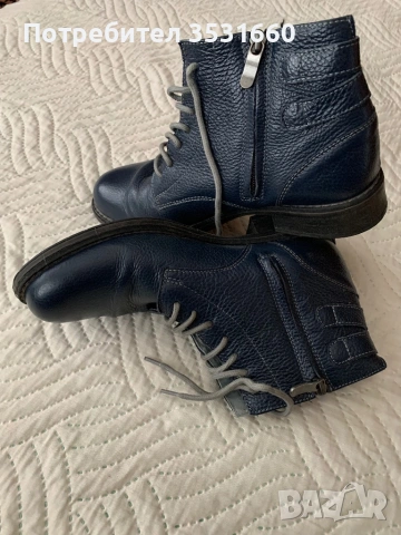 Дамски боти от естествена кожа, снимка 4 - Дамски боти - 53380891