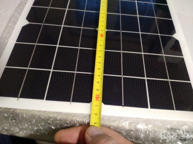 Соларен панел 18V, 1A, 18W., снимка 3 - Друга електроника - 52432778