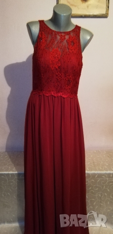 Червена бална рокля на MASCARA, р-р М, нова, с етикет, снимка 1 - Рокли - 35741564