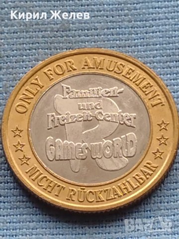 Монета 1 TOKEN GAMES WORLD рядка за КОЛЕКЦИЯ ДЕКОРАЦИЯ 32140, снимка 7 - Нумизматика и бонистика - 42726276