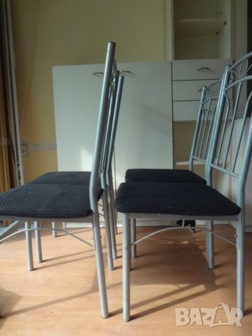 Комплект от 4 бр. градински стола, снимка 5 - Градински мебели, декорация  - 50587236