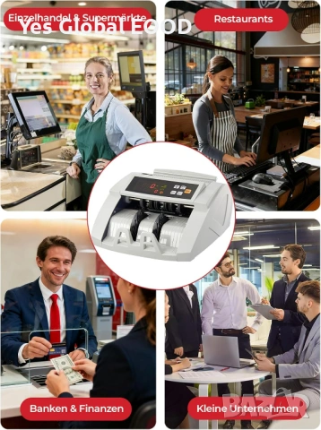 FOHERE Машина за броене на пари с UV/MG/IR, снимка 3 - Други машини и части - 53639949