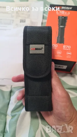 Acebeam L16 2.0 3г гаранция , снимка 2 - Къмпинг осветление - 55904597