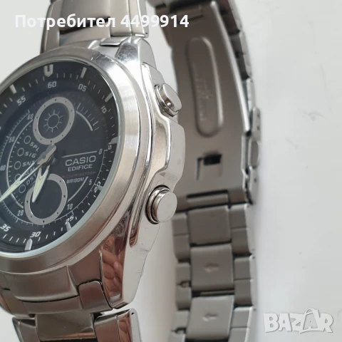 Мъжки аналогов цифров часовник CASIO EDIFICE 116, снимка 8 - Антикварни и старинни предмети - 50658032