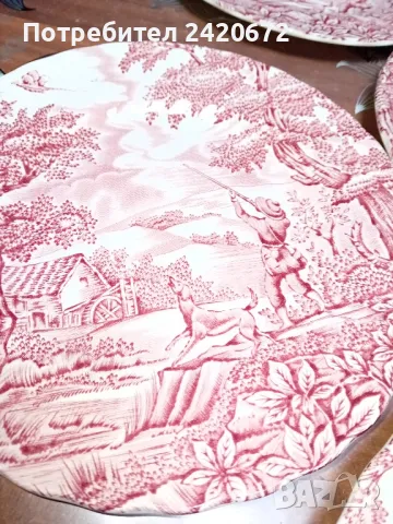 Английски порцелан ROYAL  TUDOR  WARE 1828, снимка 3 - Антикварни и старинни предмети - 48277461