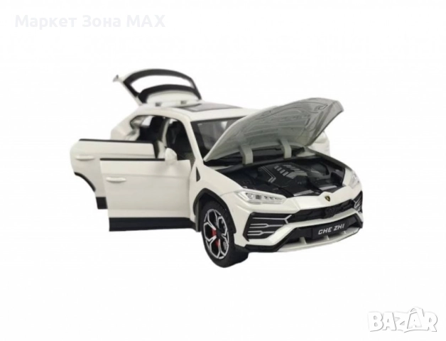 Метален джип Lamborghini Urus – Пушек, звук и светлина, снимка 3 - Коли, камиони, мотори, писти - 52940957