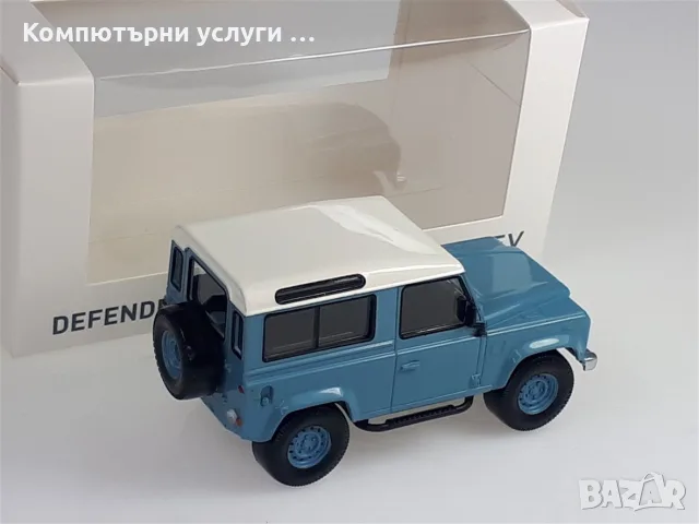 LAND ROVER Defender 1995 - мащаб 1:43 на Norev моделът е нов в кутия, снимка 5 - Колекции - 55748433
