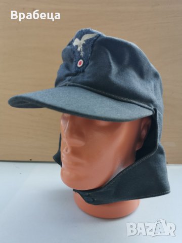 Немска нацистка шапка. Ww2, снимка 2 - Антикварни и старинни предмети - 35670688