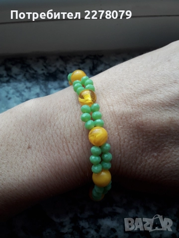 Гривни от различни камъни - ръчна изработка, снимка 11 - Гривни - 43863735