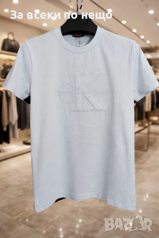 Calvin Klein Мъжка Тениска👕Мъжка Блуза С Къс Ръкав - Различни Цветове Код Urban21, снимка 3 - Тениски - 53667398