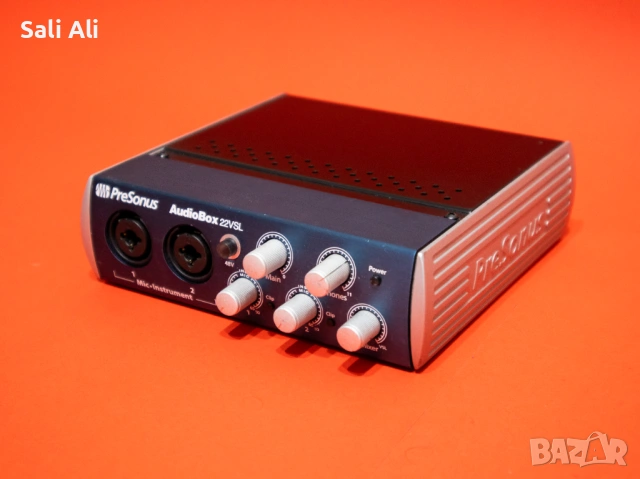 PreSonus AudioBox 22VSL USB аудио интерфейс, 24bit 96khz, 48V, снимка 8 - Други - 53385909