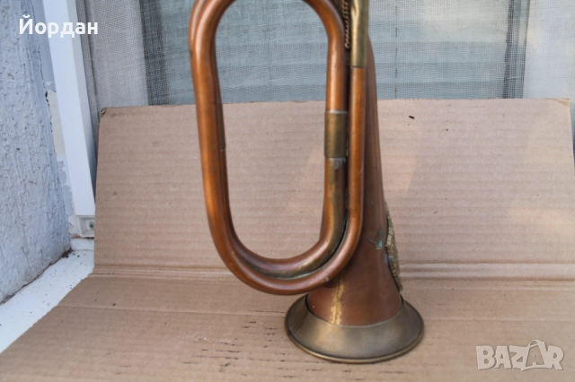 Стара ловна/бойна тръба , снимка 7 - Антикварни и старинни предмети - 52392601