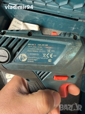 Bosch GSB 18V-21 ударен винтоверт, снимка 5 - Винтоверти - 52644190