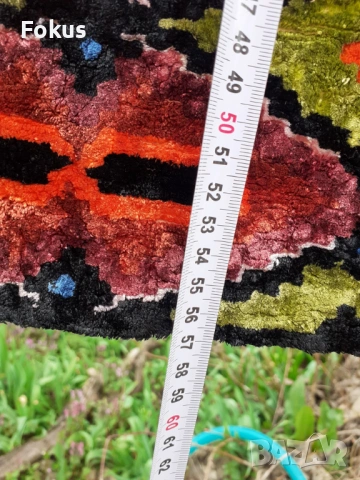 Стар плюшен ковьор покривка за стена, снимка 7 - Антикварни и старинни предмети - 53280520