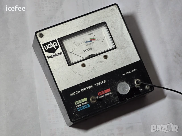 Уред за измерване на часовникарски батерии Swiss made